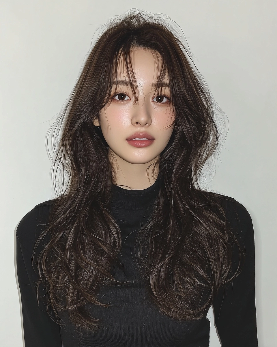 8 Voluminous Layered Styles Seoul | Korea Hair Salon 9 voluminous layered styles Seoul - Style 6 at Korea Hair Salon Seoul