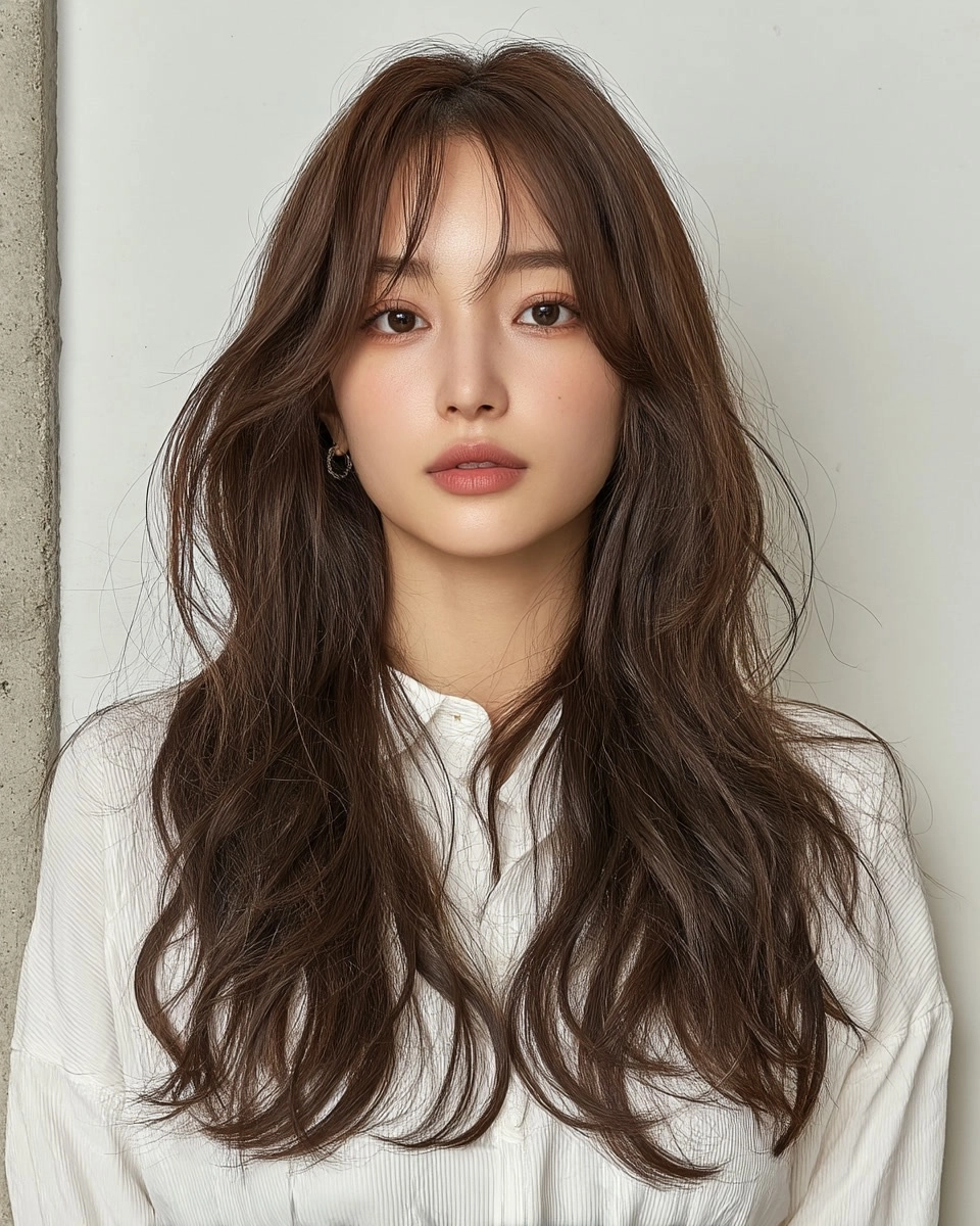8 Voluminous Wave Styles Seoul | Korea Hair Salon 7 voluminous wave styles Seoul - Style 4 at Korea Hair Salon Seoul