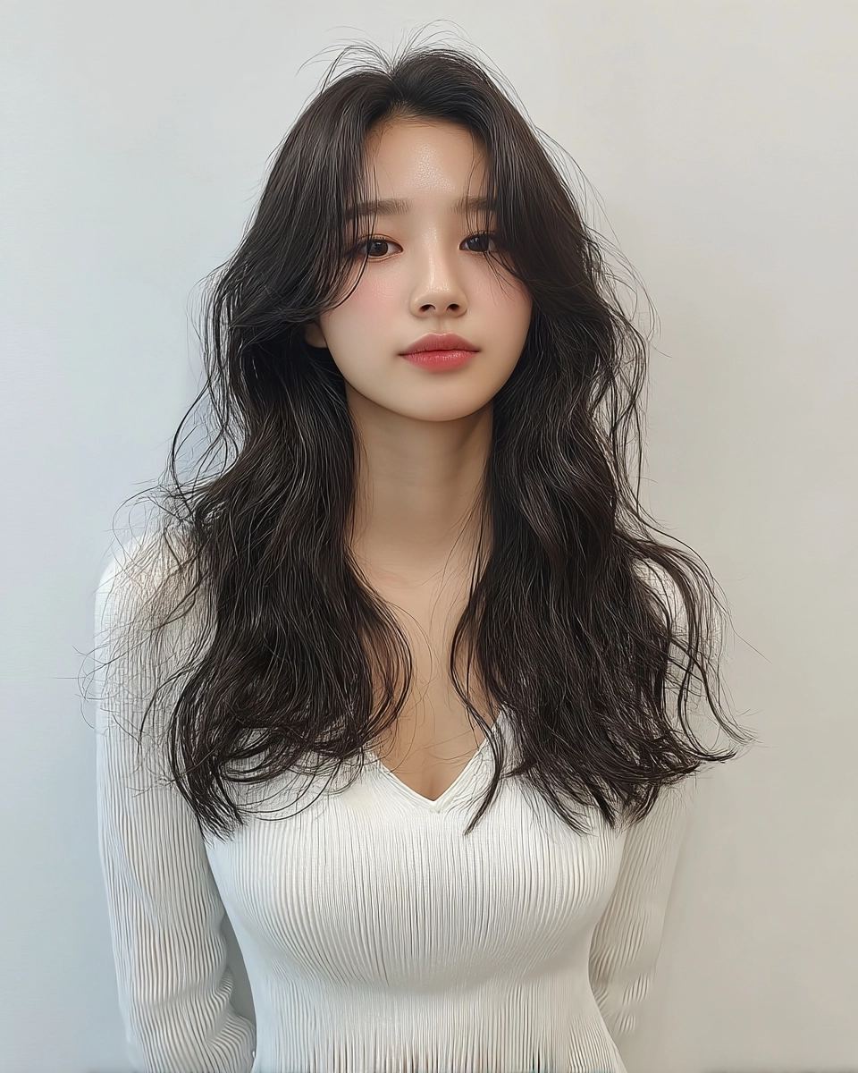 8 Voluminous Wave Styles Seoul | Korea Hair Salon 9 voluminous wave styles Seoul - Style 6 at Korea Hair Salon Seoul