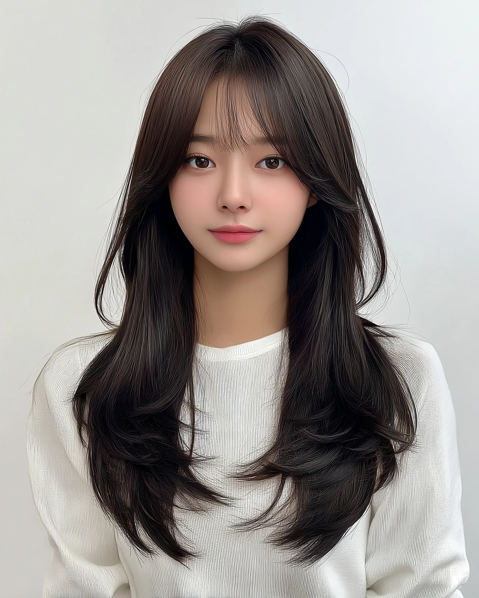 8 Wavy Layered Styles 2026 | Korea Hair Salon 7 wavy layered styles 2026 - Style 4 at Korea Hair Salon Seoul
