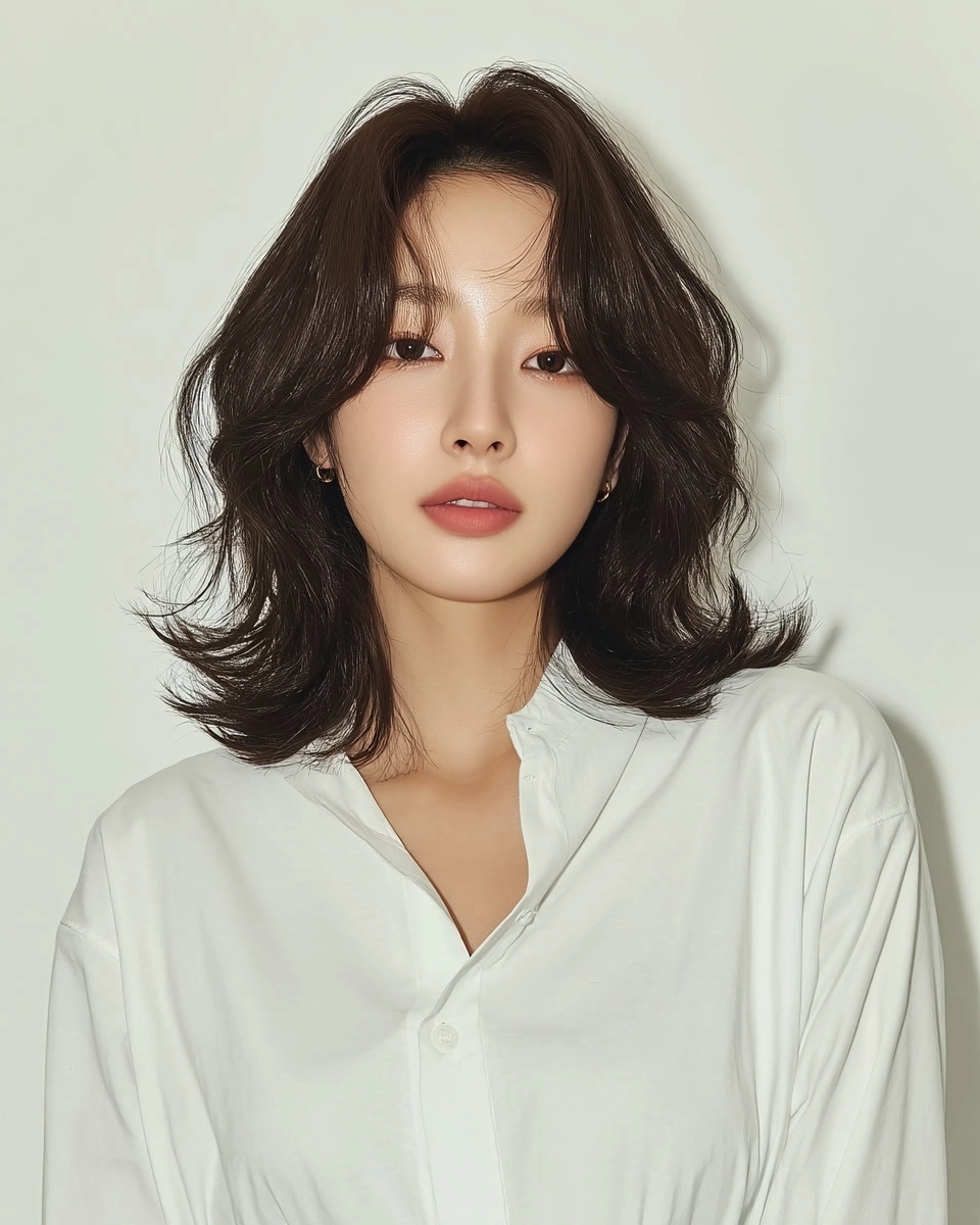 8 Wavy Layered Styles 2026 | Korea Hair Salon 8 wavy layered styles 2026 - Style 5 at Korea Hair Salon Seoul