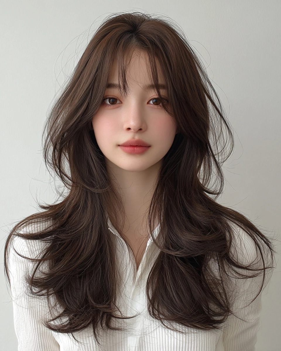 8 Wavy Layered Styles 2026 | Korea Hair Salon 9 wavy layered styles 2026 - Style 6 at Korea Hair Salon Seoul
