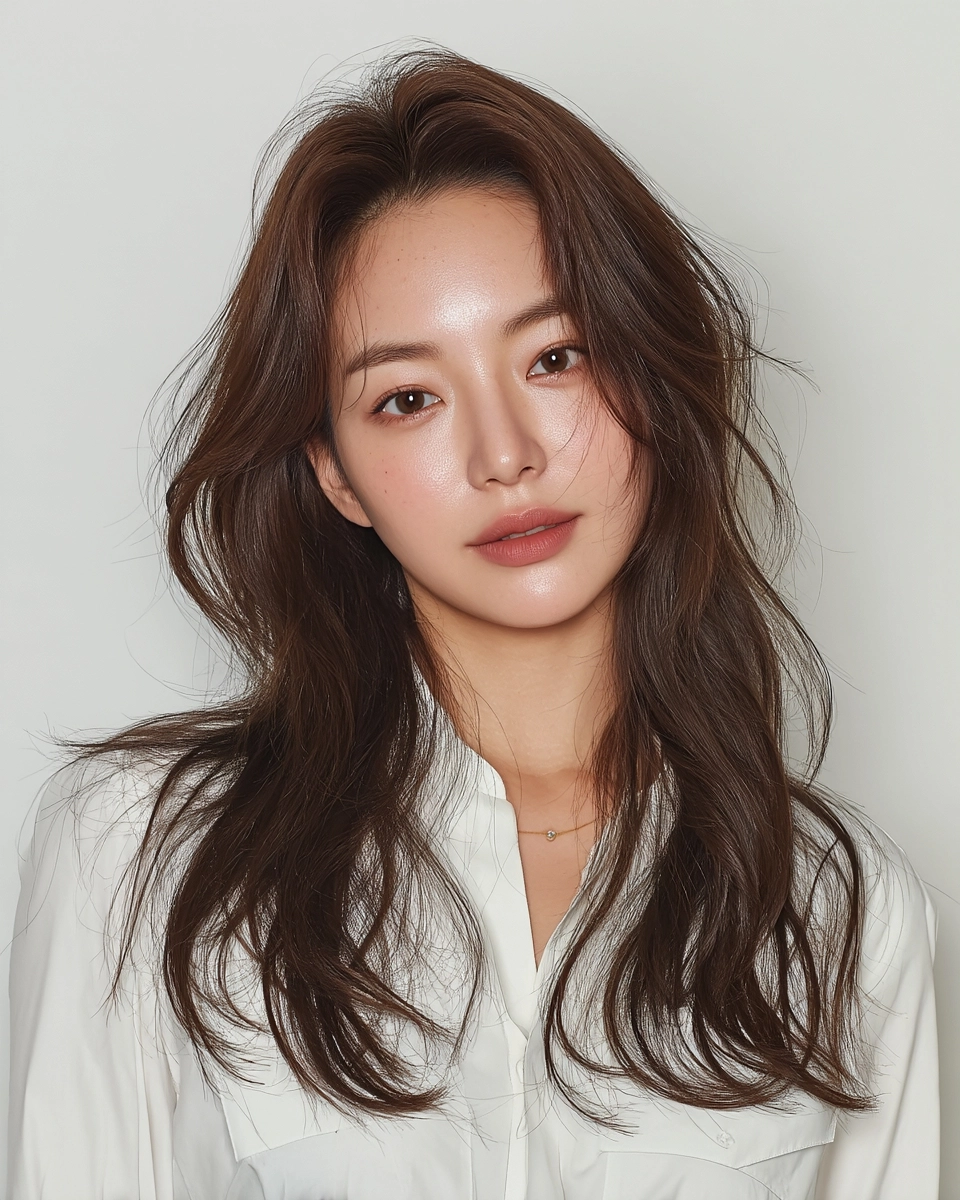 8 Wavy Layered Styles 2026 | Korea Hair Salon 10 wavy layered styles 2026 - Style 7 at Korea Hair Salon Seoul