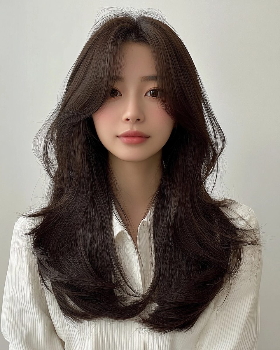 8 Winter Wavy Styles 2026 | Korea Hair Salon 4 winter wavy styles 2026 - Style 2 at Korea Hair Salon Seoul
