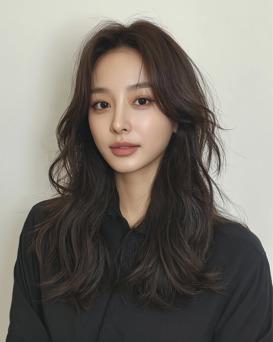 8 Winter Wavy Styles 2026 | Korea Hair Salon 11 winter wavy styles 2026 - Style 8 at Korea Hair Salon Seoul