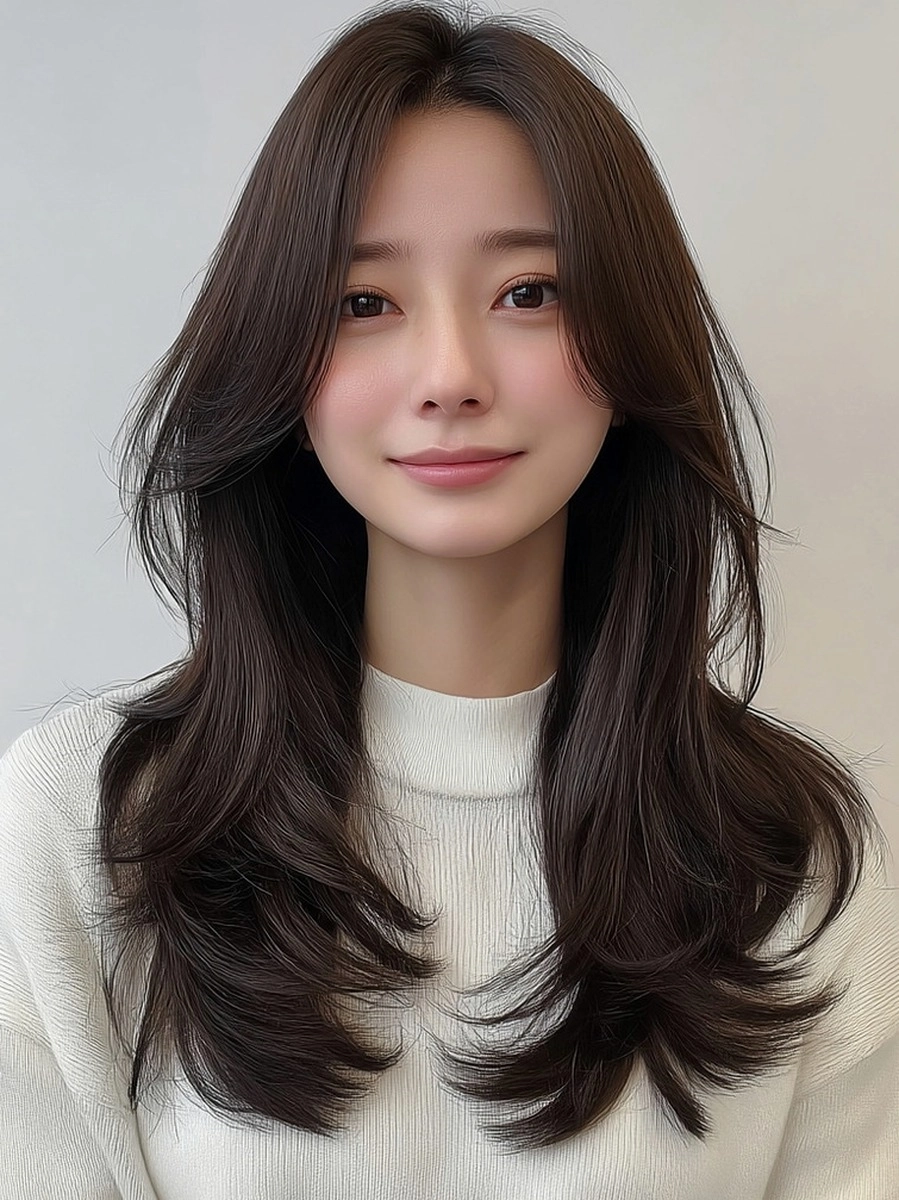 8 Beautiful Soft Wave Perms Korea 2026 | Korea Hair Salon 10 soft wave perm Korea 2026 - Style 7 at Korea Hair Salon Seoul
