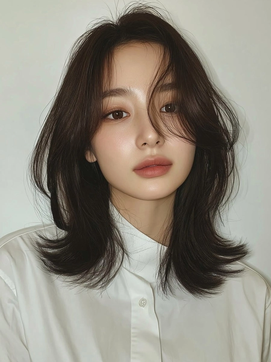 8 Beautiful Soft Wave Perms Korea 2026 | Korea Hair Salon 11 soft wave perm Korea 2026 - Style 8 at Korea Hair Salon Seoul