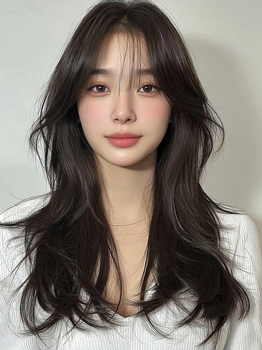 8 Best Face-Framing Layers Seoul 2026 | Korea Hair Salon 5 face-framing layers Seoul 2026 - Style 3 at Korea Hair Salon Seoul