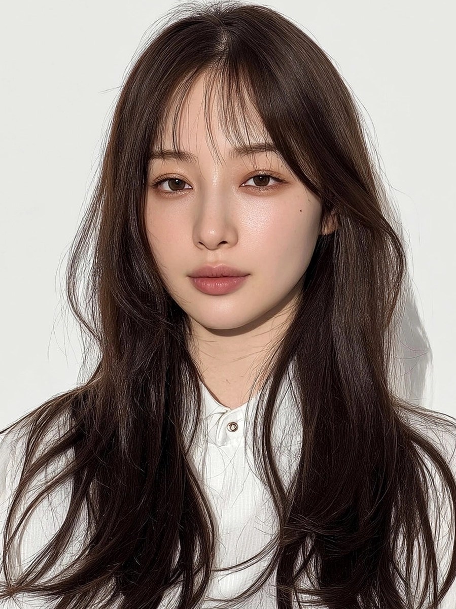 8 Best Face-Framing Layers Seoul 2026 | Korea Hair Salon 8 face-framing layers Seoul 2026 - Style 5 at Korea Hair Salon Seoul
