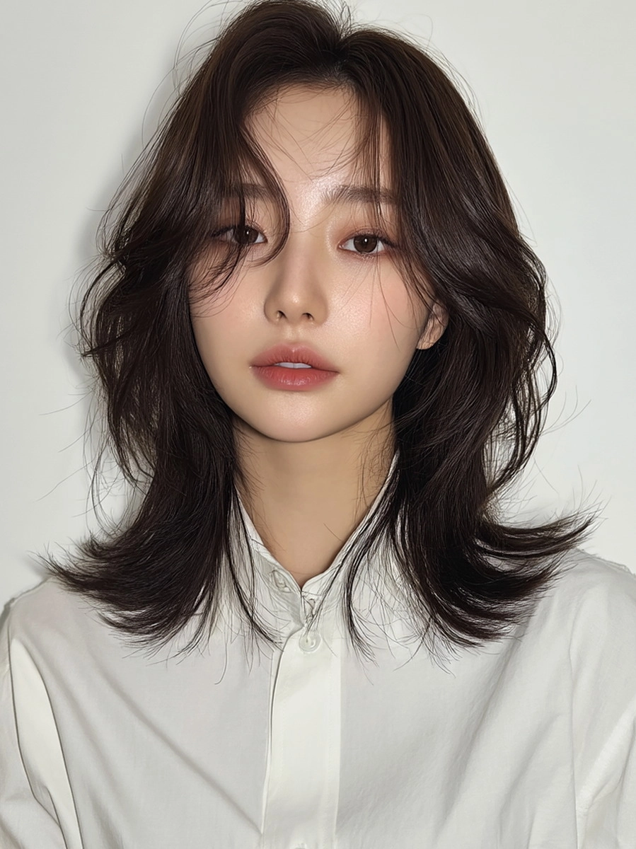 8 Best Face-Framing Layers Seoul 2026 | Korea Hair Salon 9 face-framing layers Seoul 2026 - Style 6 at Korea Hair Salon Seoul