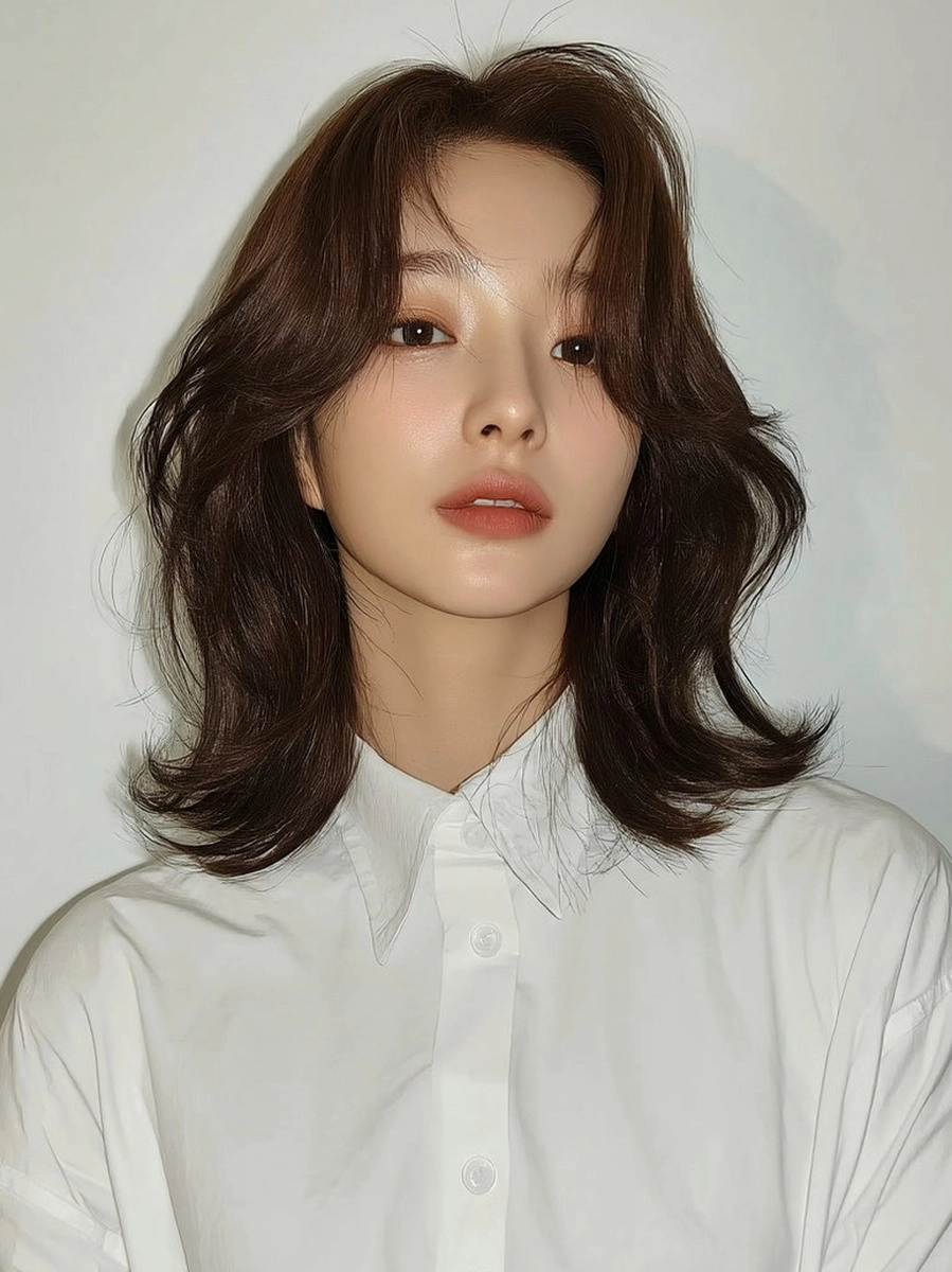 8 Best Face-Framing Layers Seoul 2026 | Korea Hair Salon 11 face-framing layers Seoul 2026 - Style 8 at Korea Hair Salon Seoul
