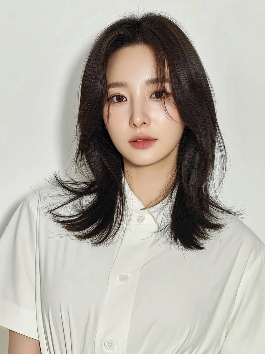 Long 1650 8 Best Hairstyles for Long Face 2026 | Korea Hair Salon