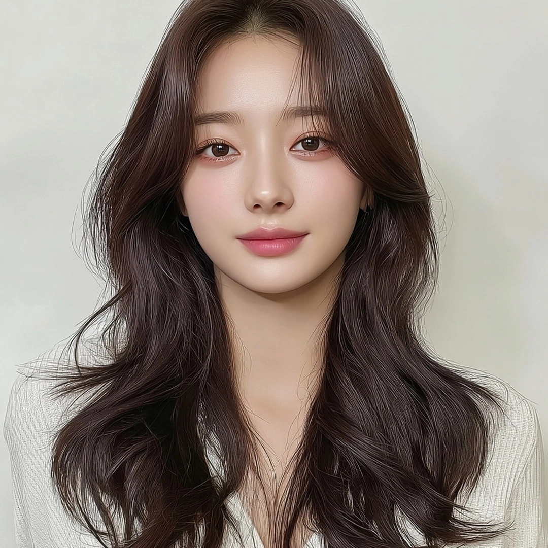 8 Best Hairstyles for Round Faces 2026 | Seoul Hair Salon 5 hairstyles for round faces 2026 - Style 3 at Korea Hair Salon Seoul