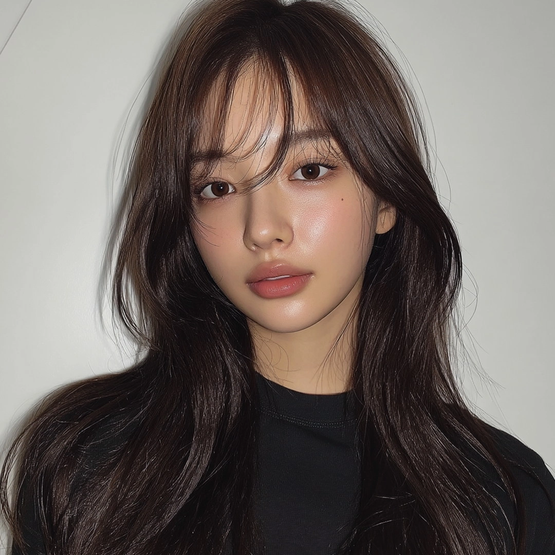 8 Best Hairstyles for Round Faces 2026 | Seoul Hair Salon 9 hairstyles for round faces 2026 - Style 6 at Korea Hair Salon Seoul