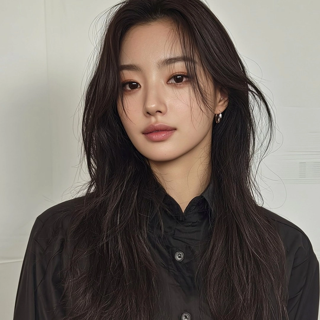 8 Best Hairstyles for Round Faces 2026 | Seoul Hair Salon 11 hairstyles for round faces 2026 - Style 8 at Korea Hair Salon Seoul