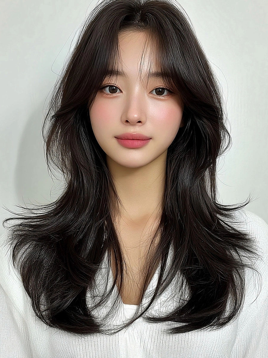 8 Best Layered Hairstyles Seoul | Korea Hair Salon 10 layered hairstyles Seoul - Style 7 at Korea Hair Salon Seoul