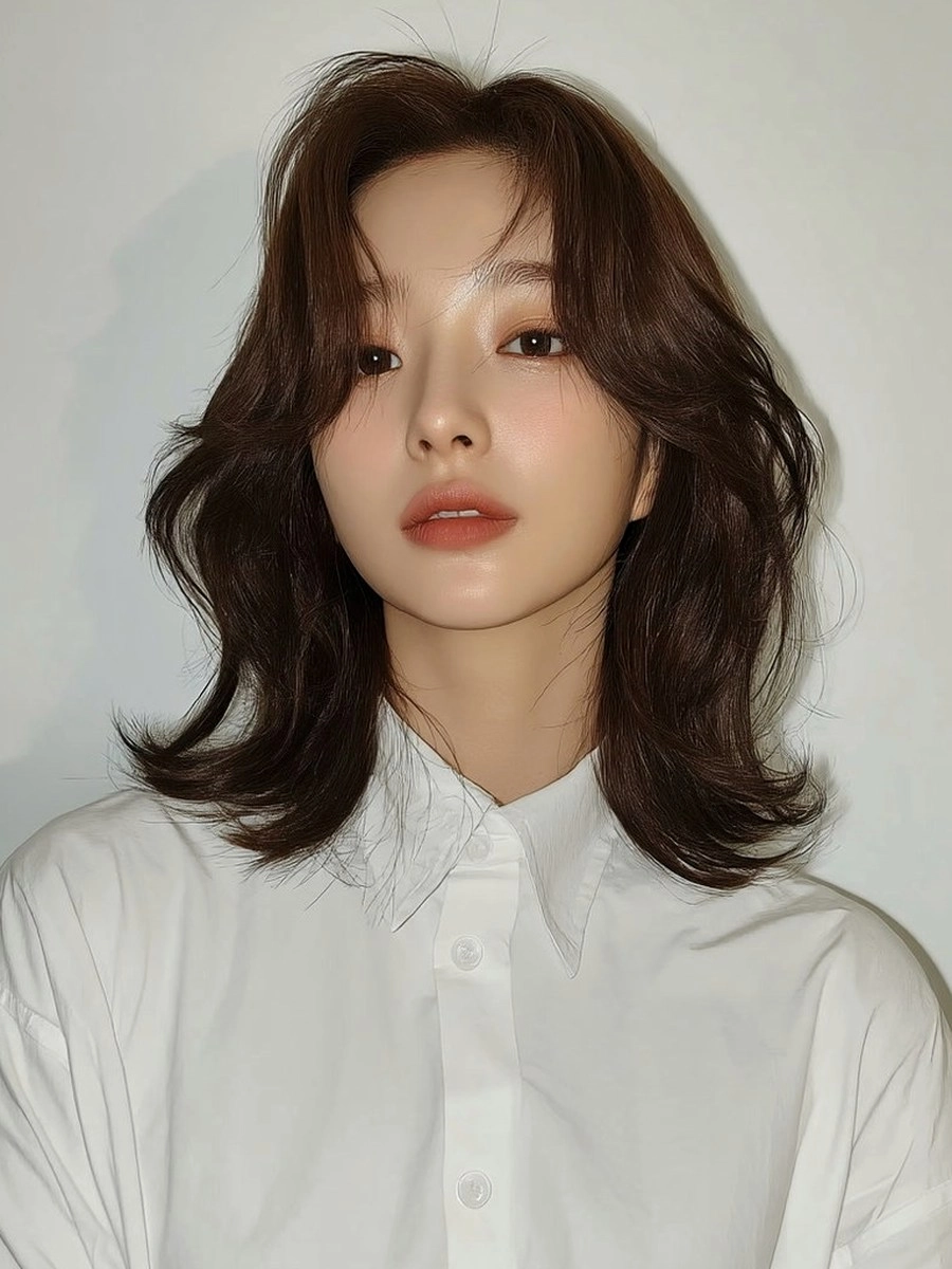 8 Best Soft Wave Perm Styles 2026 | Korea Hair Salon 4 soft wave perm 2026 - Style 2 at Korea Hair Salon Seoul