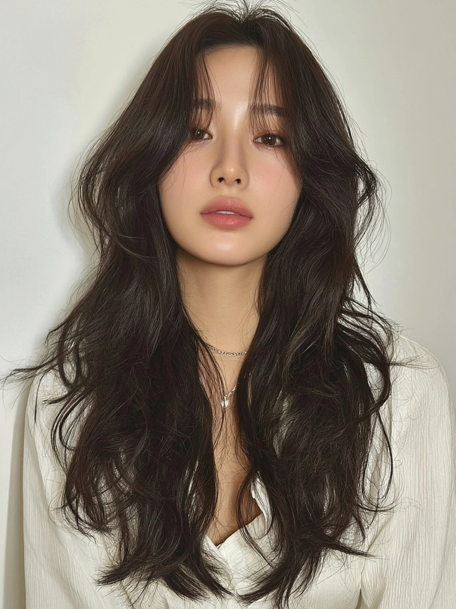 8 Chic Korean Layered Cuts 2026 | Korea Hair Salon 11 chic Korean layered cuts 2026 - Style 8 at Korea Hair Salon Seoul