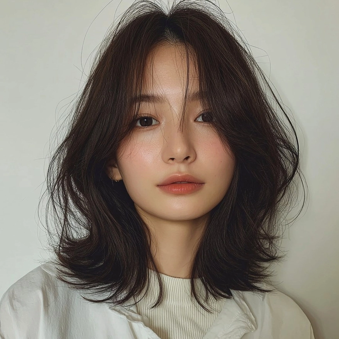 8 Chic Layered Haircuts in Seoul | Seoul Hair Salon 7 chic layered haircuts Seoul - Style 4 at Korea Hair Salon Seoul