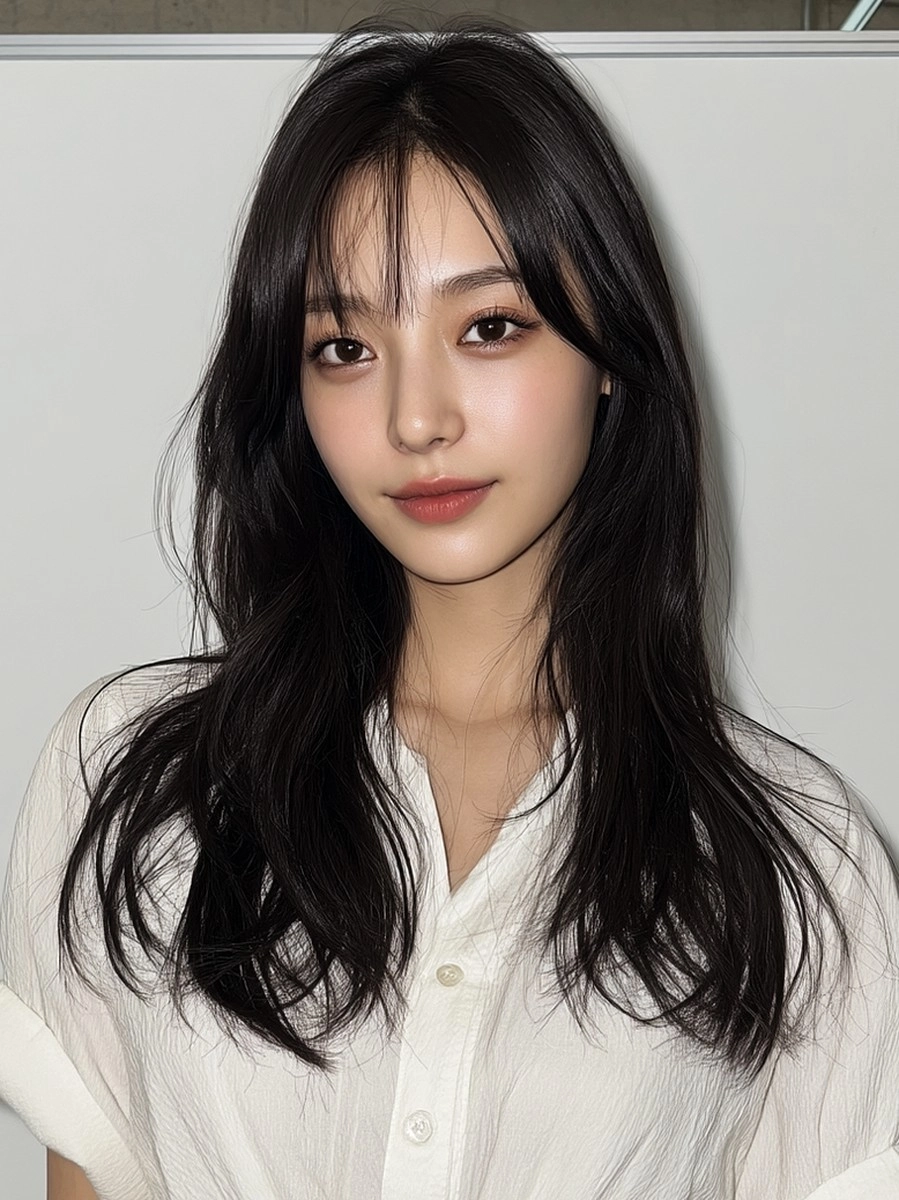 8 Chic Layered Styles Seoul 2026 | Korea Hair Salon 7 chic layered styles Seoul 2026 - Style 4 at Korea Hair Salon Seoul