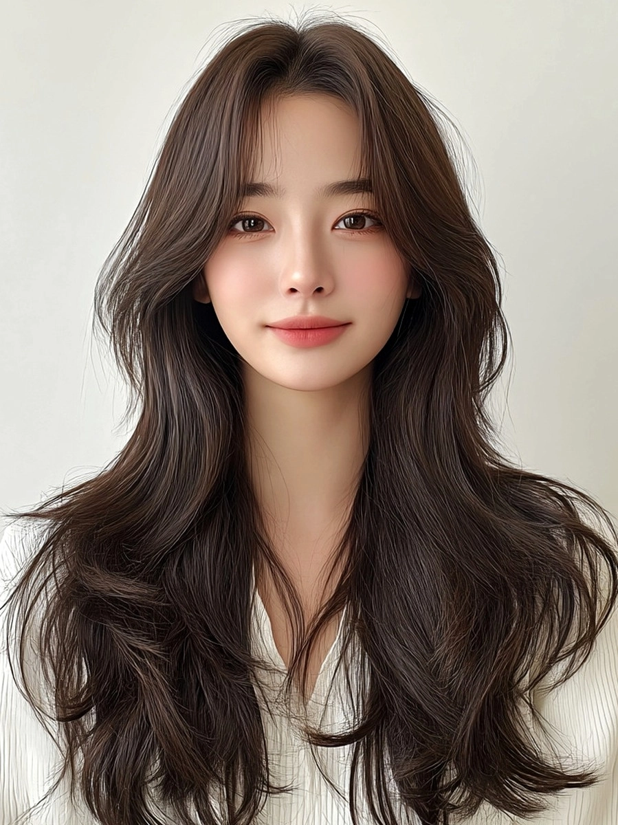 8 Chic Layered Styles Seoul 2026 | Korea Hair Salon 9 chic layered styles Seoul 2026 - Style 6 at Korea Hair Salon Seoul
