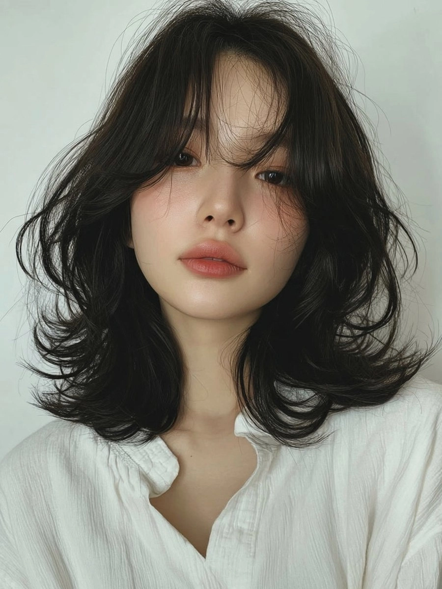 8 Chic Layered Styles Seoul 2026 | Korea Hair Salon 10 chic layered styles Seoul 2026 - Style 7 at Korea Hair Salon Seoul