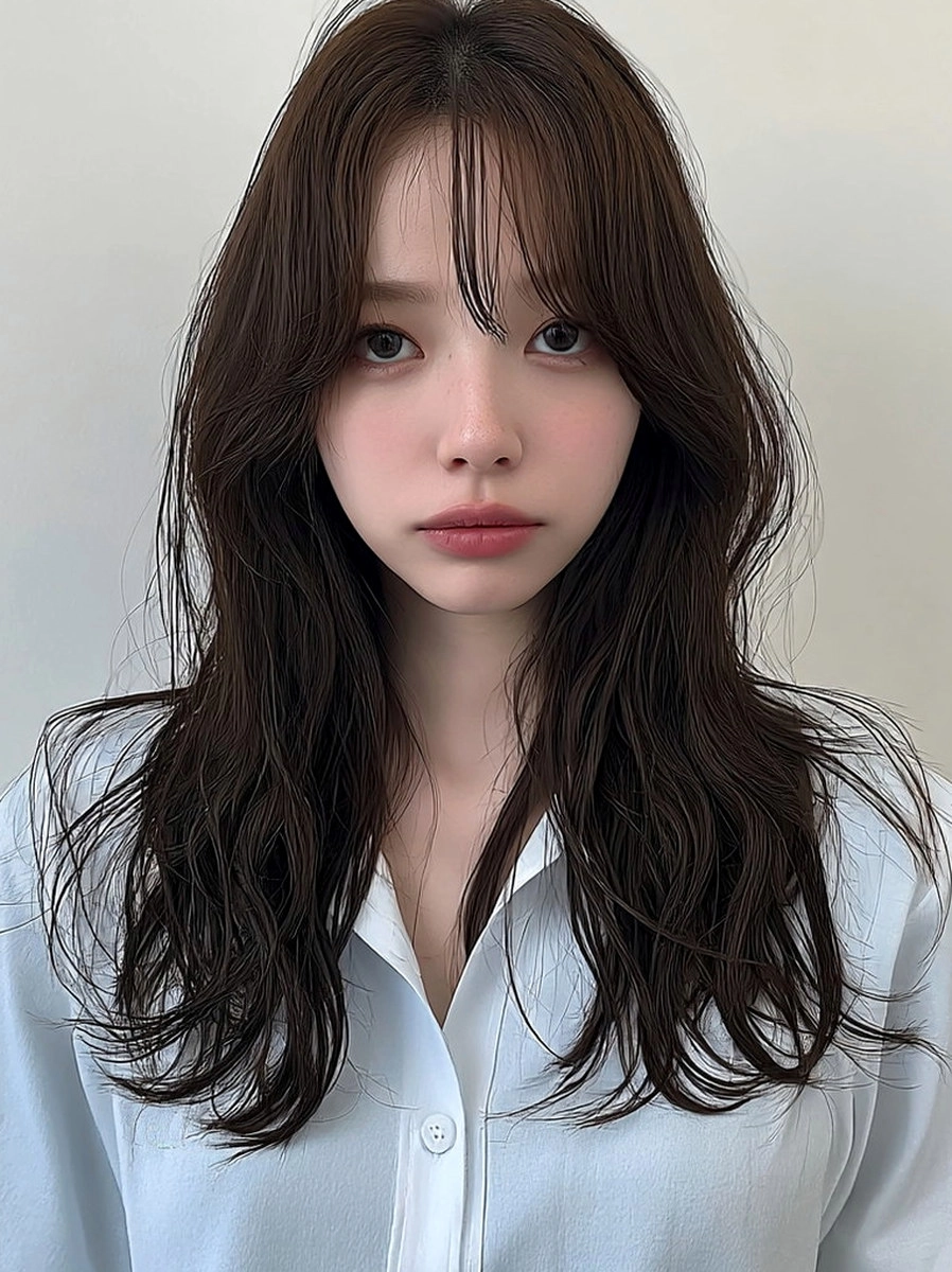 8 Chic Layered Styles Seoul 2026 | Korea Hair Salon 11 chic layered styles Seoul 2026 - Style 8 at Korea Hair Salon Seoul