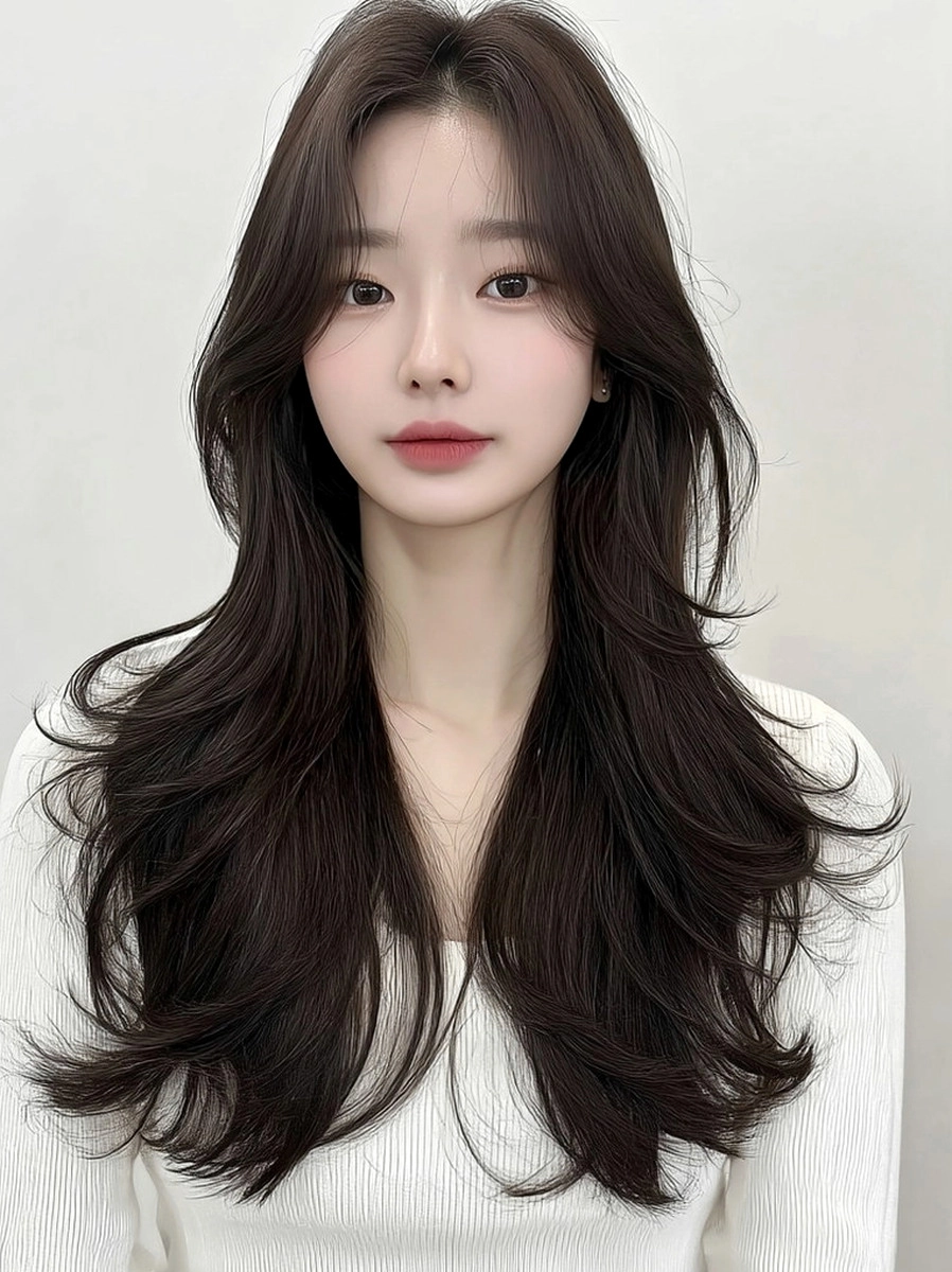 Long 1680 8 Chic Layered Styles Seoul 2026 | Korea Hair Salon
