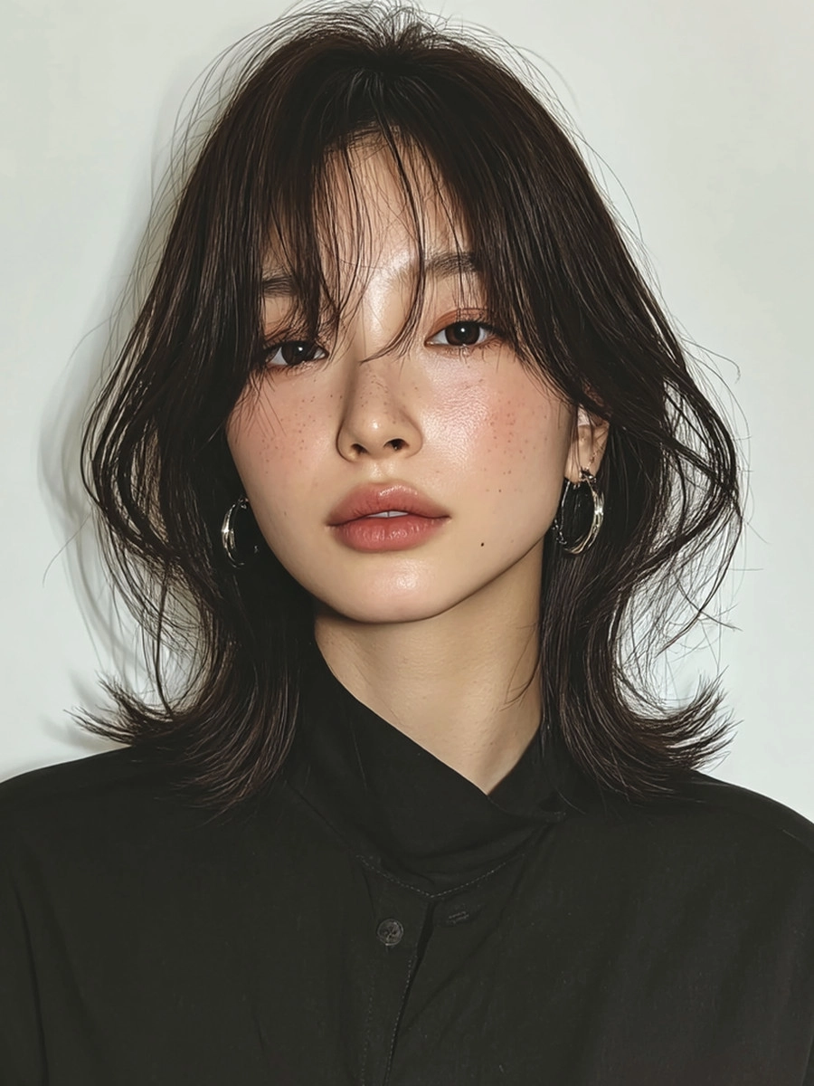 8 Chic Soft Wave Perm Styles 2026 | Korea Hair Salon 7 soft wave perm Korea 2026 - Style 4 at Korea Hair Salon Seoul