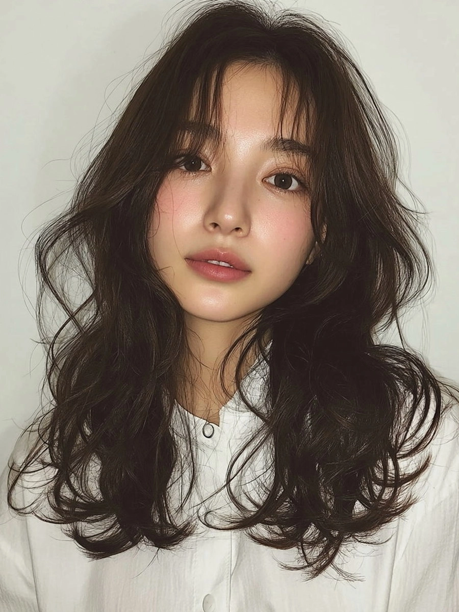 8 Chic Soft Wave Perm Styles 2026 | Korea Hair Salon 8 soft wave perm Korea 2026 - Style 5 at Korea Hair Salon Seoul