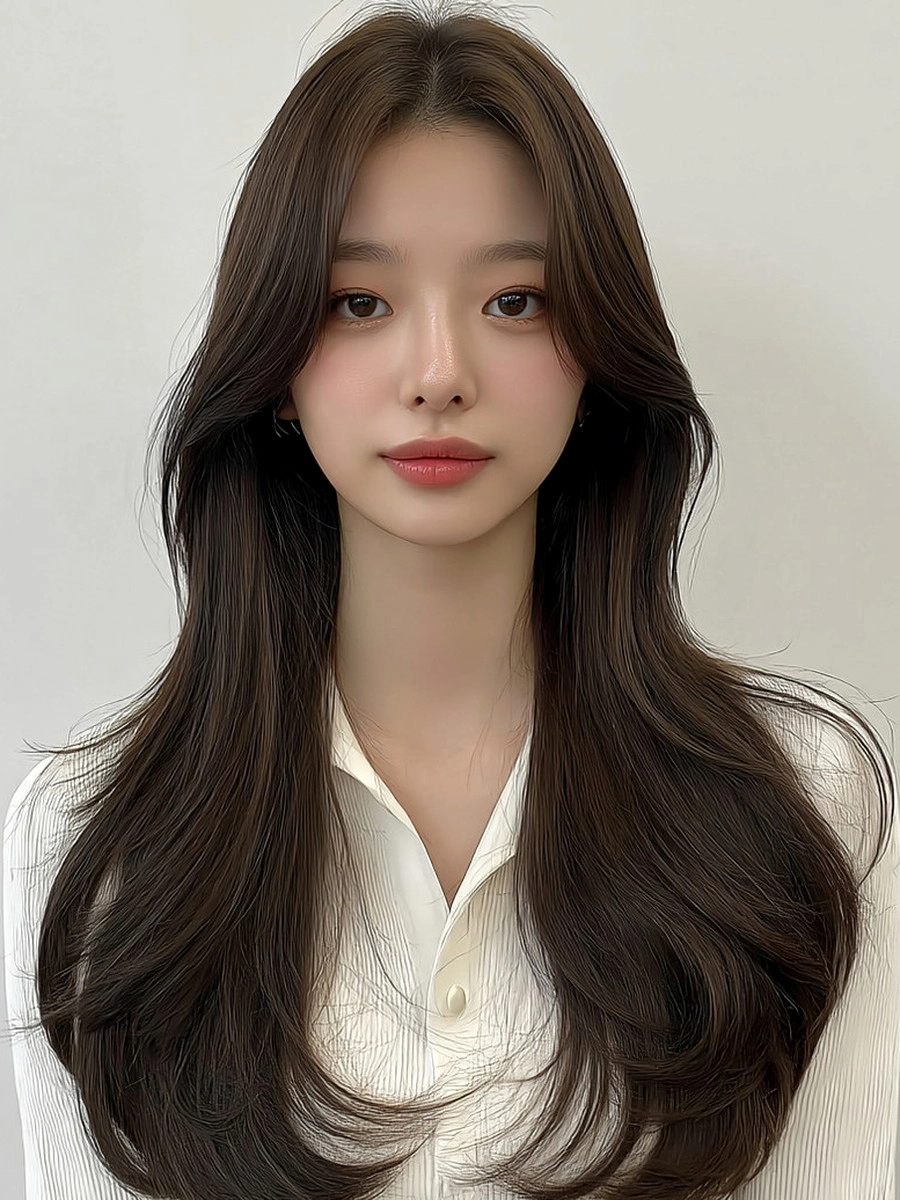 8 Chic Soft Wave Perm Styles 2026 | Korea Hair Salon 9 soft wave perm Korea 2026 - Style 6 at Korea Hair Salon Seoul