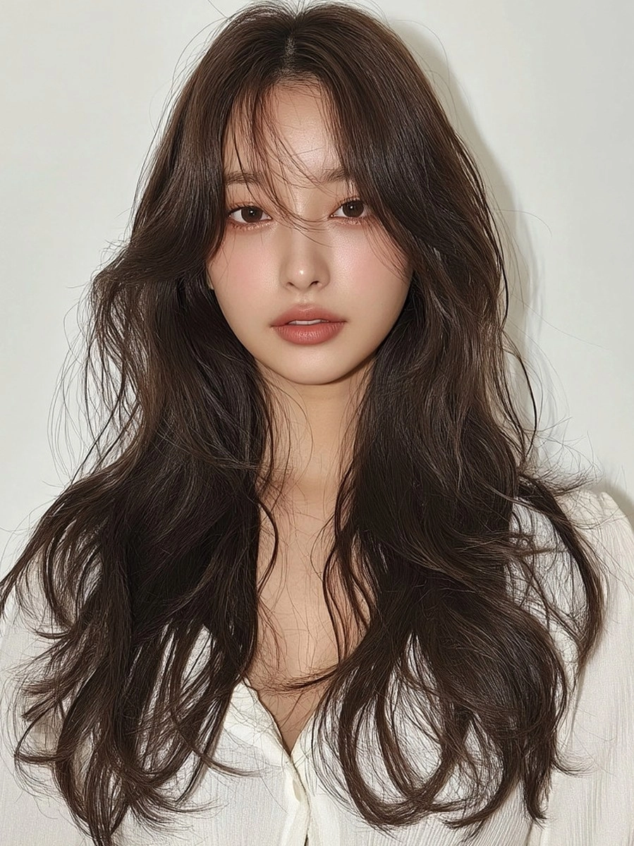 8 Chic Soft Wave Perm Styles 2026 | Korea Hair Salon 10 soft wave perm Korea 2026 - Style 7 at Korea Hair Salon Seoul