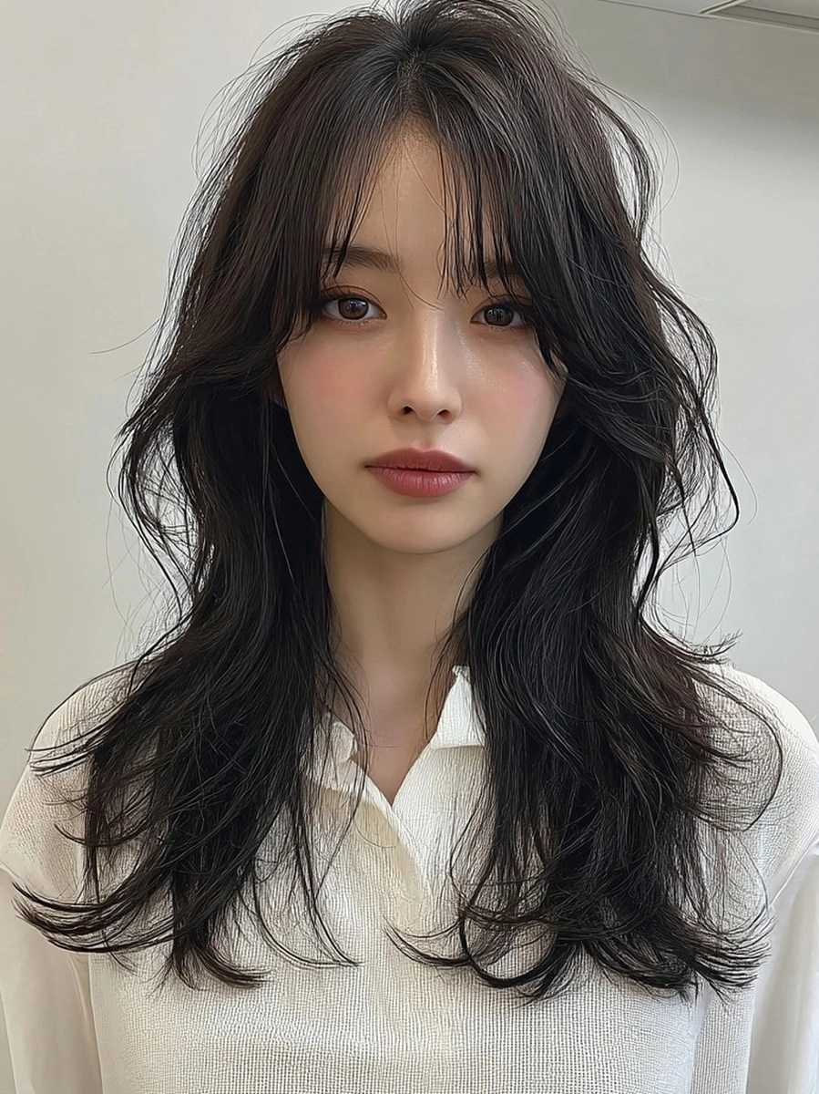 8 Chic Soft Wave Perm Styles 2026 | Korea Hair Salon 11 soft wave perm Korea 2026 - Style 8 at Korea Hair Salon Seoul