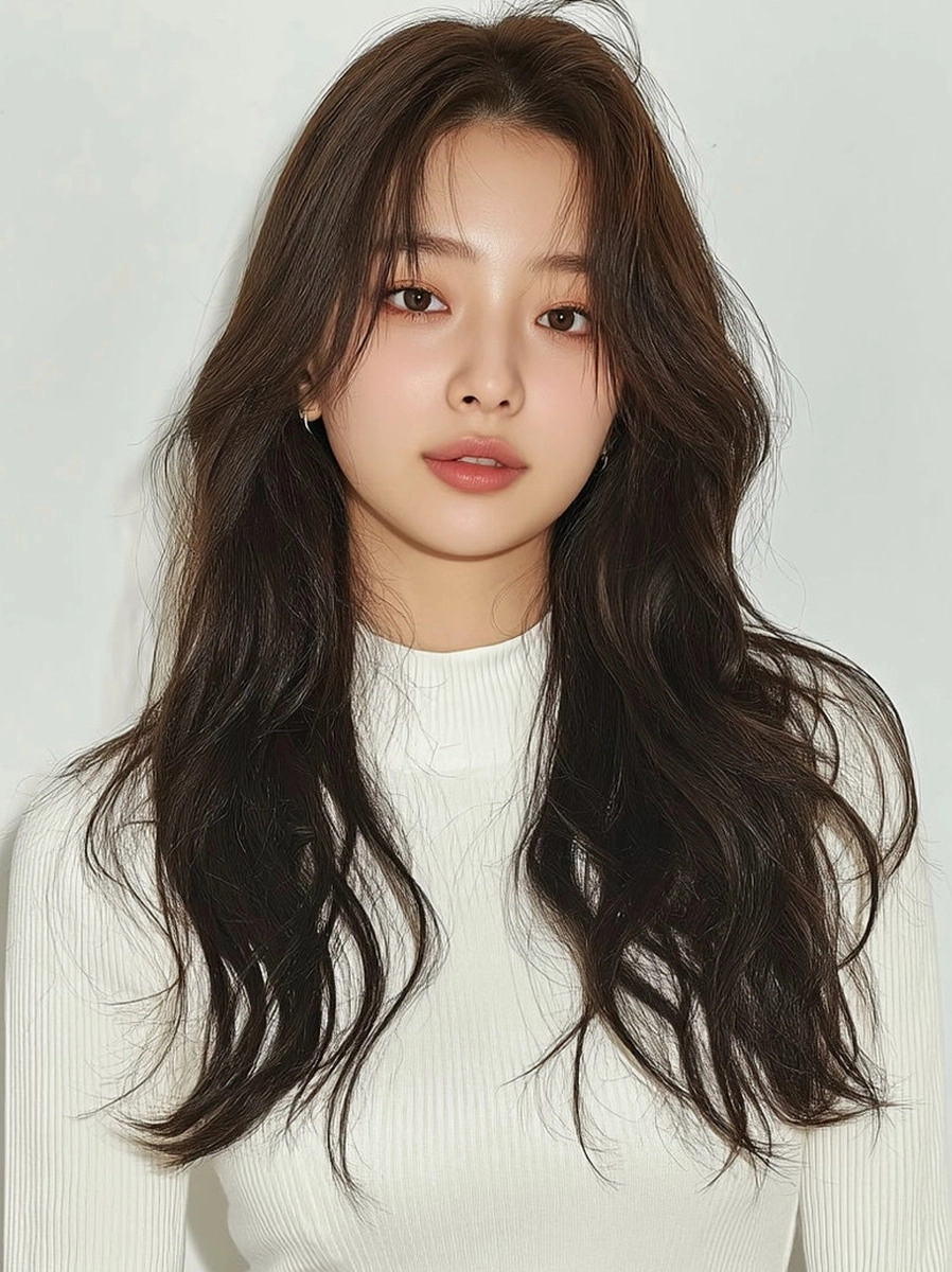 8 Chic Soft Wave Perms Korea | Korea Hair Salon 3 chic soft wave perm Korea - Style 1 at Korea Hair Salon Seoul