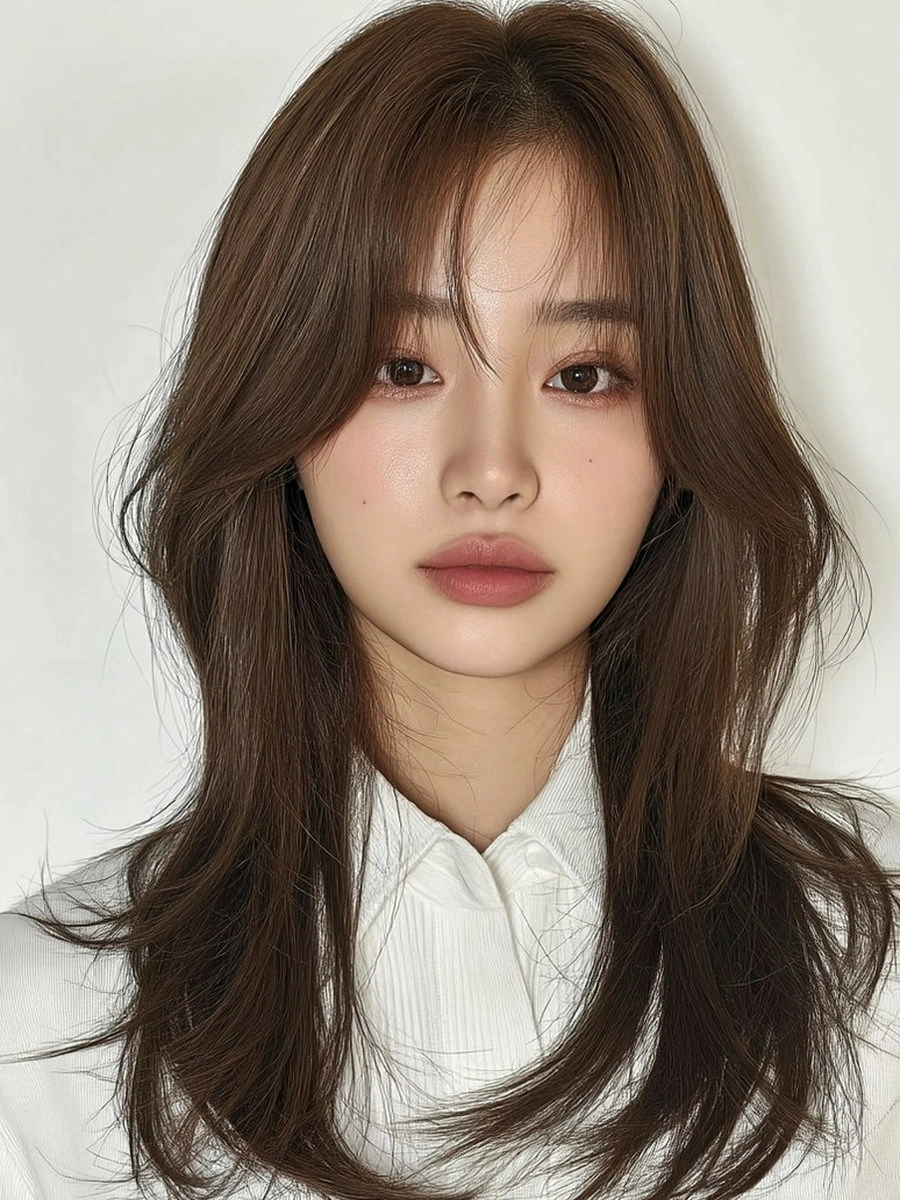 8 Chic Soft Wave Perms Korea | Korea Hair Salon 7 chic soft wave perm Korea - Style 4 at Korea Hair Salon Seoul