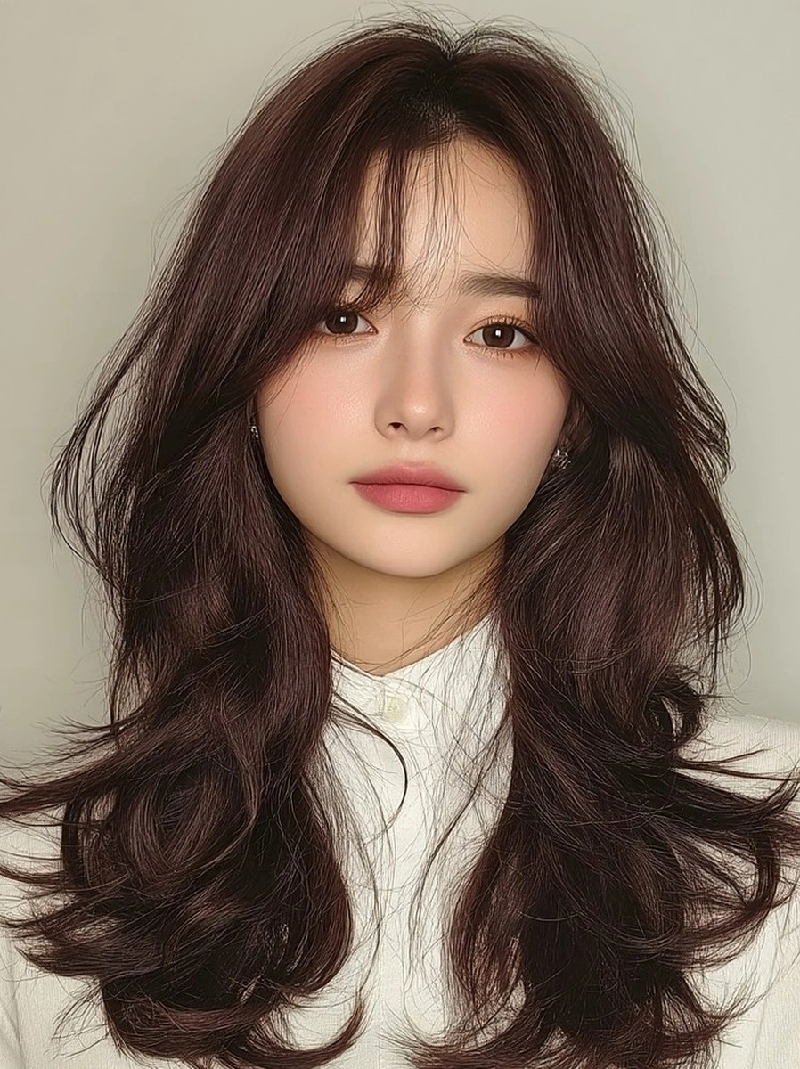 8 Chic Soft Wave Perms Korea | Korea Hair Salon 10 chic soft wave perm Korea - Style 7 at Korea Hair Salon Seoul