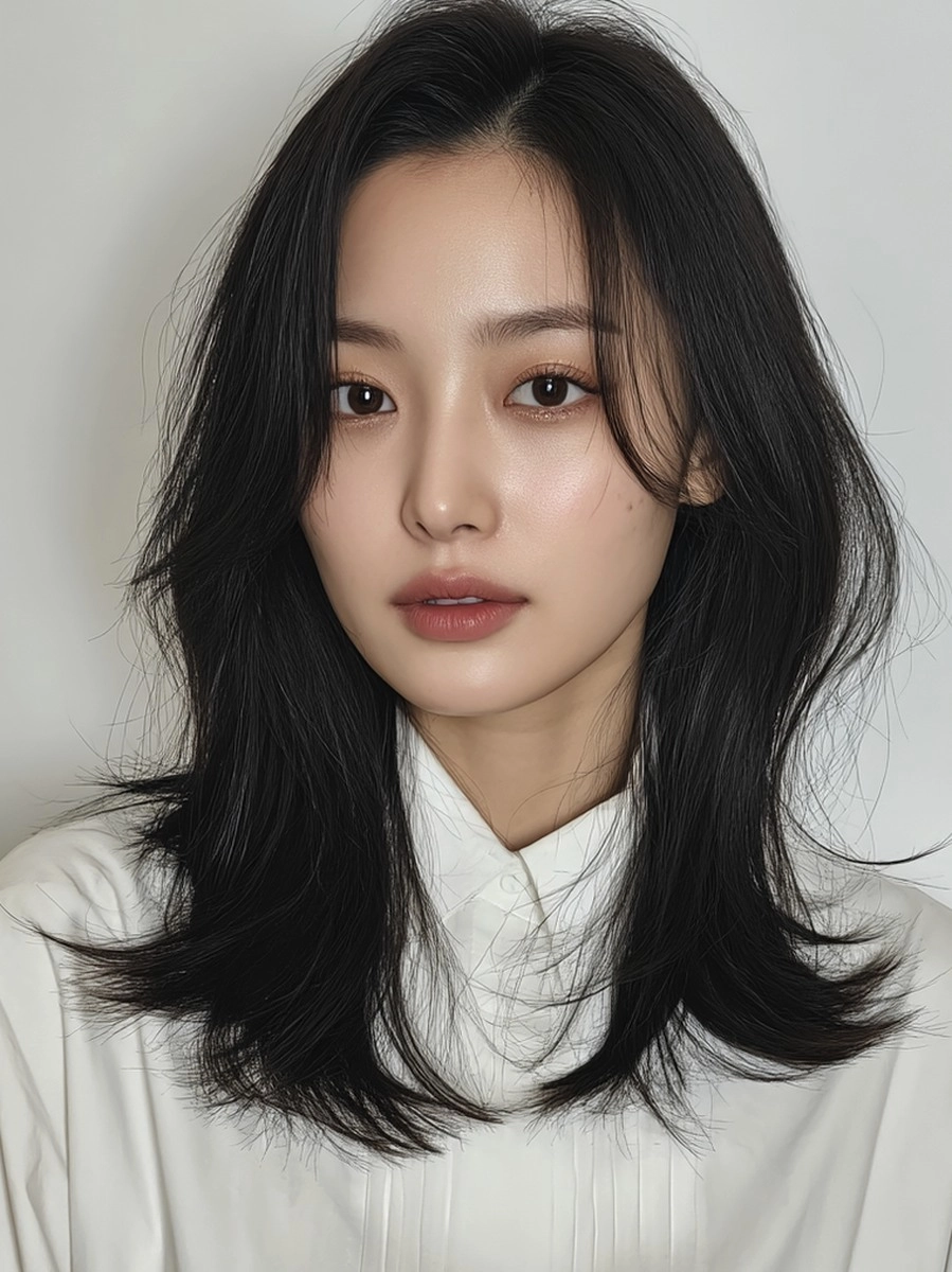 8 Chic Soft Wave Perms Korea | Korea Hair Salon 11 chic soft wave perm Korea - Style 8 at Korea Hair Salon Seoul