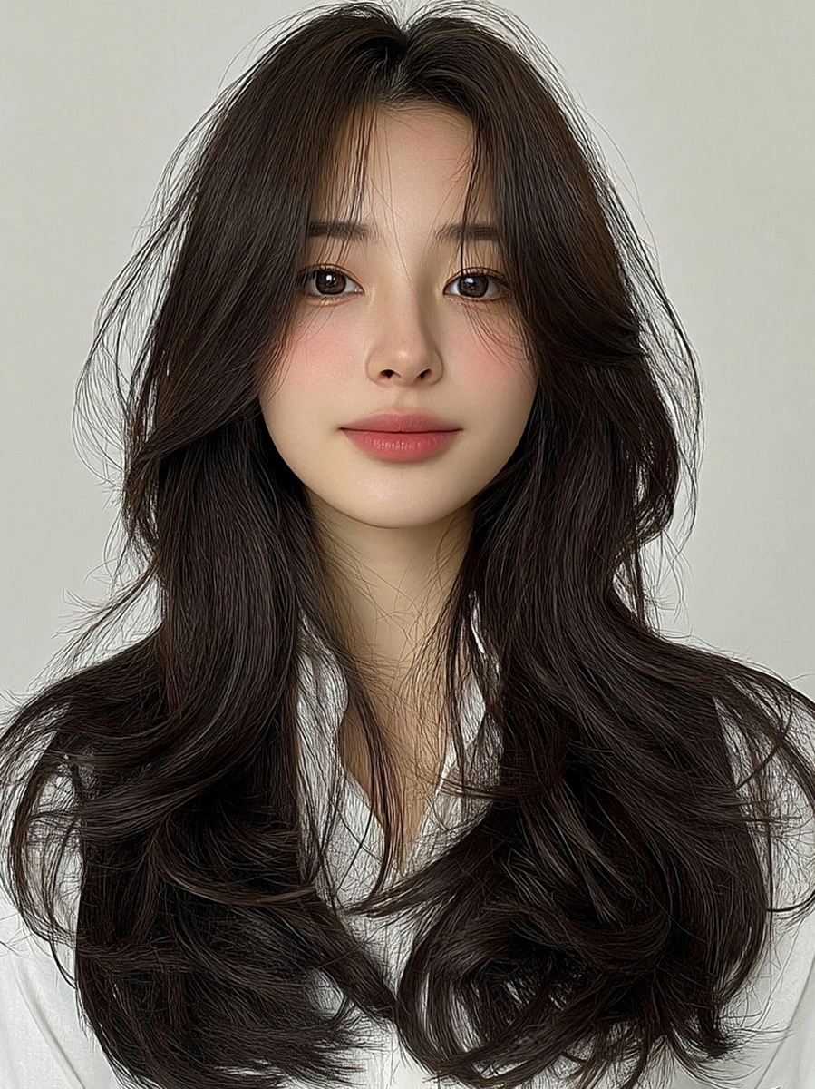 8 Chic Summer Layered Haircuts 2026 | Korea Hair Salon 5 chic summer layered haircuts 2026 - Style 3 at Korea Hair Salon Seoul