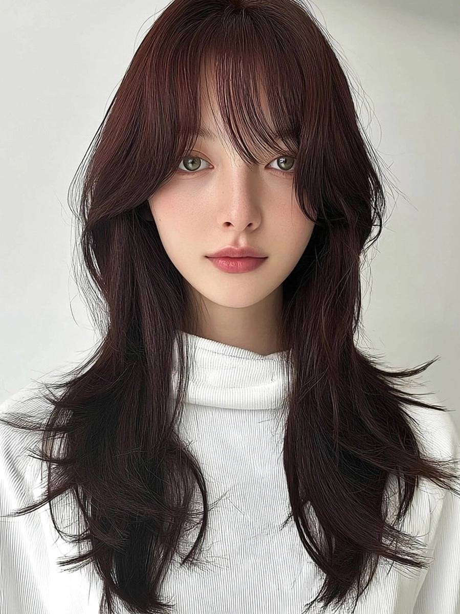 8 Chic Summer Layered Haircuts 2026 | Korea Hair Salon 7 chic summer layered haircuts 2026 - Style 4 at Korea Hair Salon Seoul