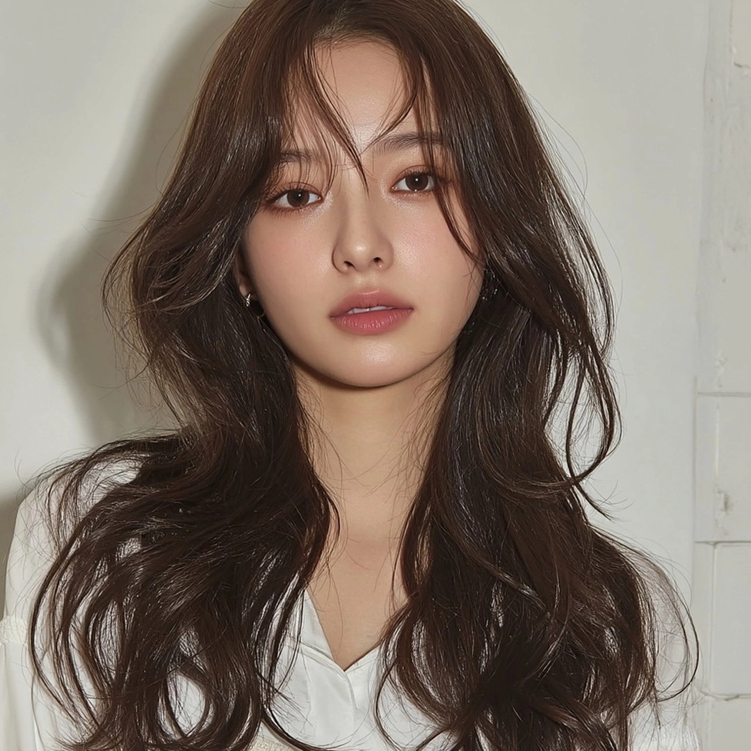 8 Elegant Feathered Layers Seoul | Seoul Hair Salon 11 elegant feathered layers Seoul - Style 8 at Korea Hair Salon Seoul