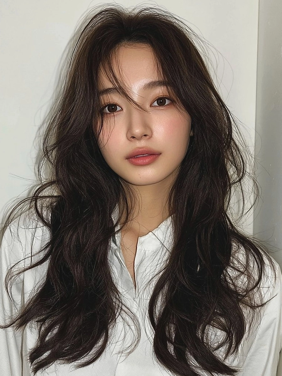 8 Elegant Hairstyles for Long Faces 2026 | Korea Hair Salon 5 elegant hairstyles for long faces 2026 - Style 3 at Korea Hair Salon Seoul