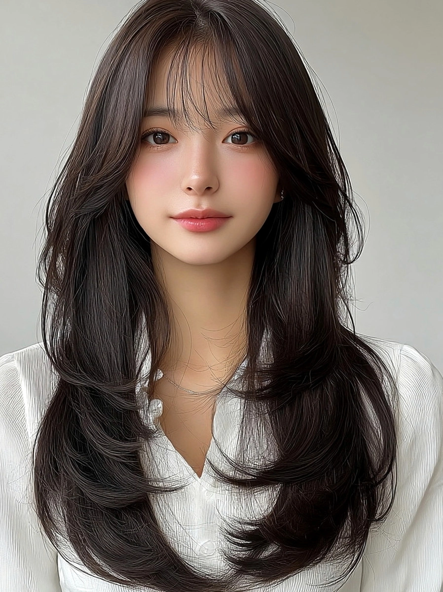 8 Elegant Korean Shag Haircuts 2026 | Korea Hair Salon 8 elegant Korean shag haircut 2026 - Style 5 at Korea Hair Salon Seoul