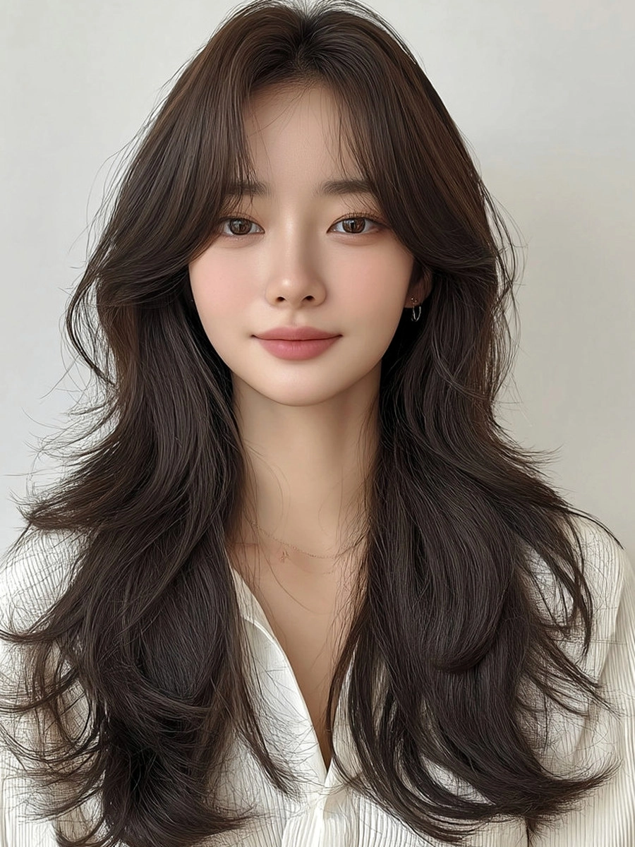 8 Elegant Korean Shag Haircuts 2026 | Korea Hair Salon 10 elegant Korean shag haircut 2026 - Style 7 at Korea Hair Salon Seoul