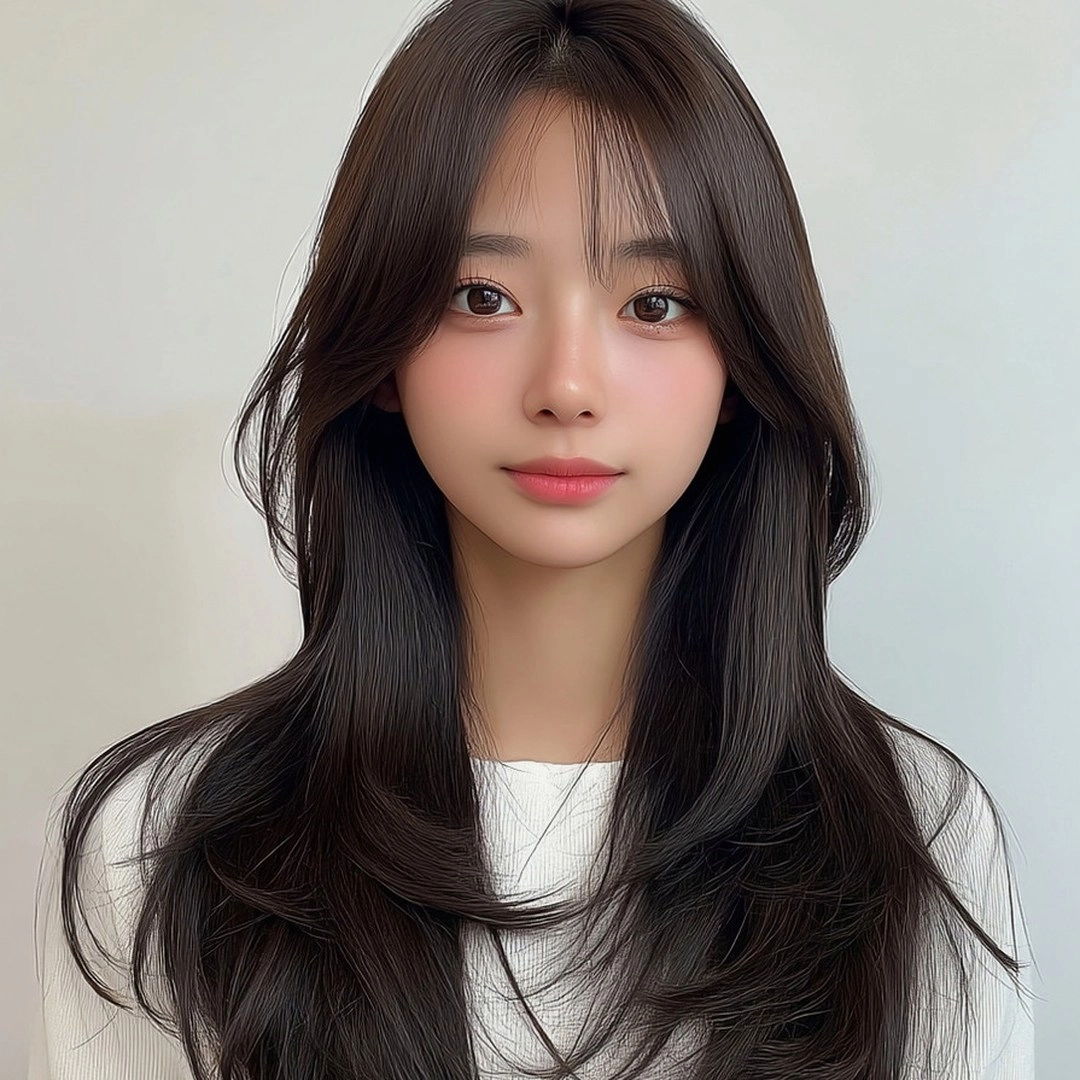 8 Elegant Korean Wave Styles 2026 | Seoul Hair Salon 4 elegant Korean wave styles 2026 - Style 2 at Korea Hair Salon Seoul