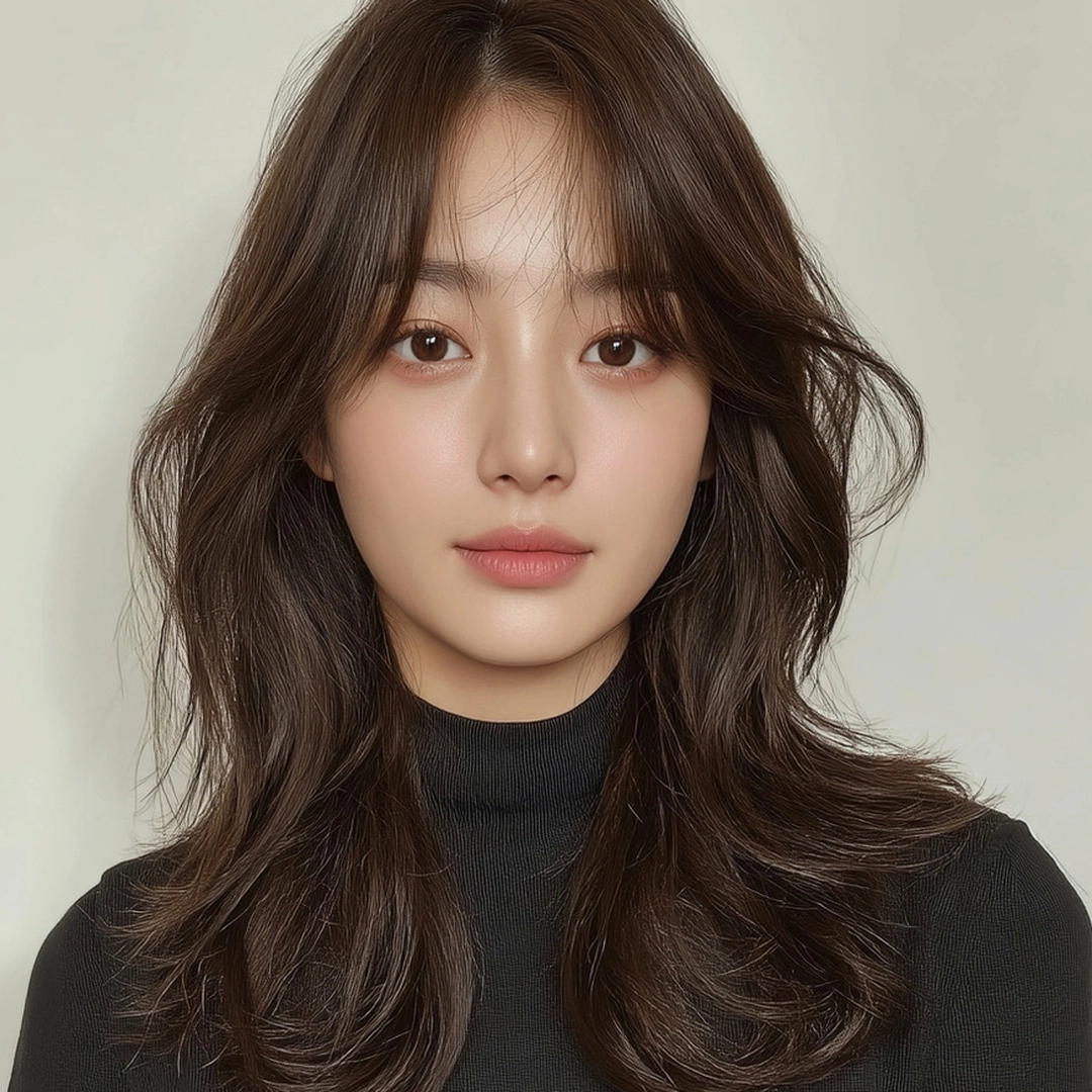 8 Elegant Korean Wave Styles 2026 | Seoul Hair Salon 9 elegant Korean wave styles 2026 - Style 6 at Korea Hair Salon Seoul
