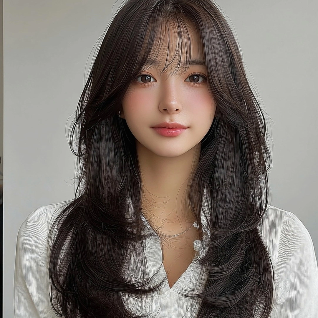 8 Elegant Layered Haircuts for 2026 | Seoul Hair Salon 3 elegant layered haircuts 2026 - Style 1 at Korea Hair Salon Seoul