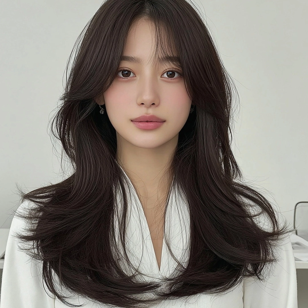 8 Elegant Layered Haircuts for 2026 | Seoul Hair Salon 11 elegant layered haircuts 2026 - Style 8 at Korea Hair Salon Seoul