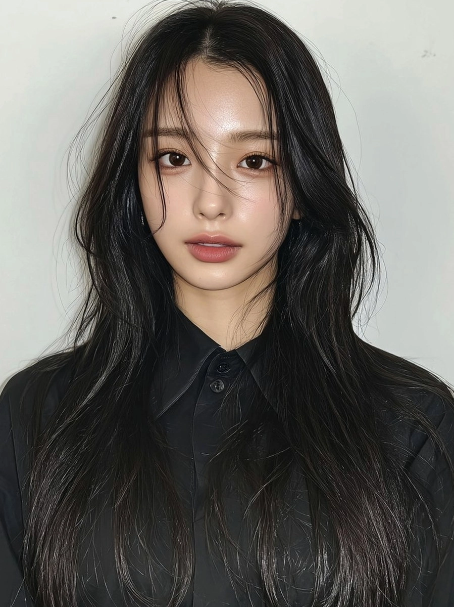 8 Elegant Layered Hairstyles 2026 | Korea Hair Salon 4 elegant layered hairstyles Korea - Style 2 at Korea Hair Salon Seoul