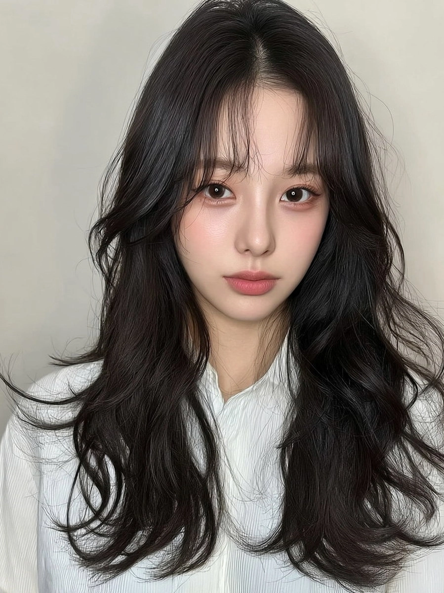 8 Elegant Layered Hairstyles 2026 | Korea Hair Salon 7 elegant layered hairstyles Korea - Style 4 at Korea Hair Salon Seoul