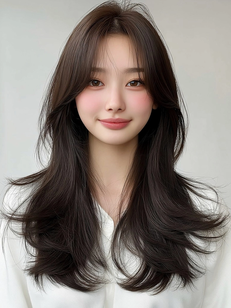 8 Elegant Layered Styles Seoul | Korea Hair Salon 4 elegant layered styles Seoul - Style 2 at Korea Hair Salon Seoul